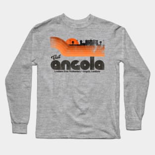 Visit Angola Prison Retro Tourist Souvenir Long Sleeve T-Shirt